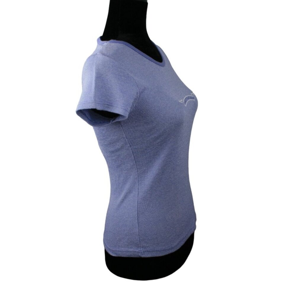 Women's Harley Davidson Blue Stretchy Tee Whitt's Manassas VA Size M - Picture 5 of 7